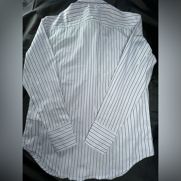 J.Crew Size 00 Garçon classic shirt in striped cotton poplin In Vintage Lilac - Picture 8 of 13